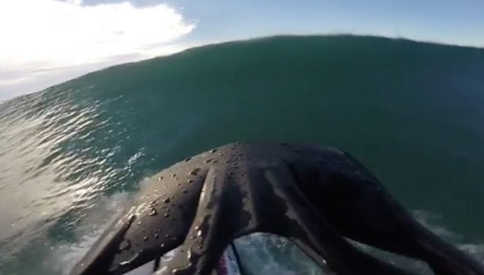 Wave flip submarining