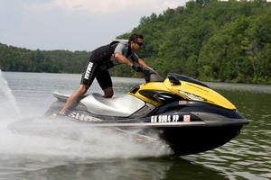 The FZS allows riders to stand up in and ride the waves…