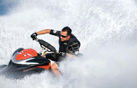 The RXP-X rockets across flat water and has aggressive yet predictable handling.