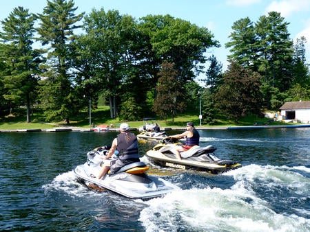 Visit the Muskoka region and you’ll have your pick of 1,600 lakes to play around in.