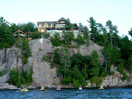 One of Muskoka's magnificent mansions.