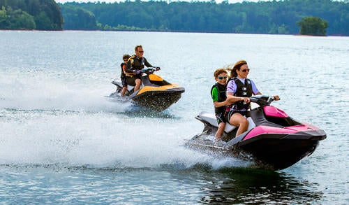 2014 Sea-Doo Spark Bubblegum Action Two-Up