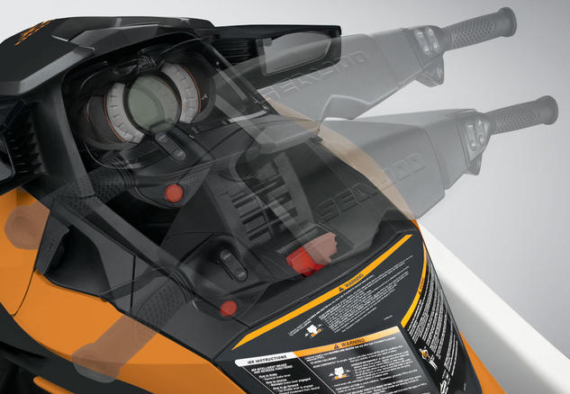 2015 Sea-Doo GTX S 155 Tilt Steering Motion