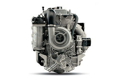 The new Yamaha 1.8-liter engine has a gear-driven, snail-shaped supercharger located on its forward end. The engine is more compact than the 1.0-liter Yamaha M1 engine used in other Yamaha watercraft and boats.