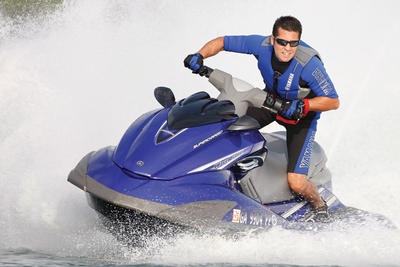 Yamaha says the new FZ Series are the first sit-down personal watercraft designed for stand-up riding.