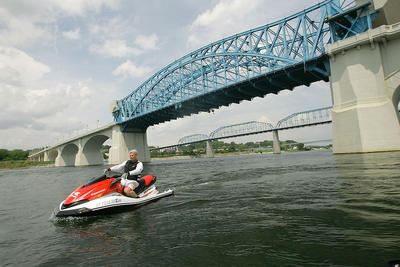To avoid traffic while in Chattanooga, just ride under the bridges instead of on them like everybody else.