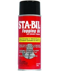 STA-BIL fogging oil helps prevent corrosion.