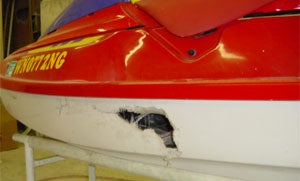 PWC Hull Damage