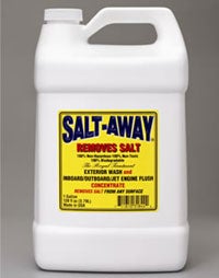 Salt Away helps strip the salt off your engine.