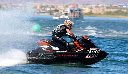 James Bushell won the Pro Stock title, as well as the Sea-Doo "Brake the Bank" hot lap competition.
